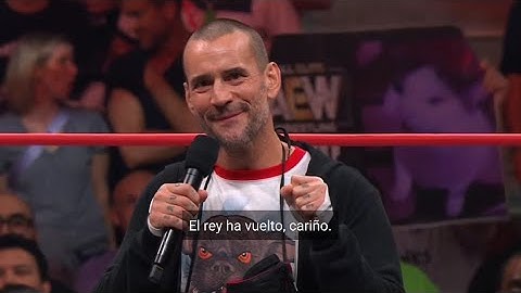 CM Punk Promo de Regreso (Subtitulado al Español) - AEW Collision 17/06/23