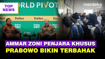 Ammar Zoni "Dibuang" ke Nusakambangan, Kepala Ditutup | Prabowo Bikin Steve Forbes Terbahak