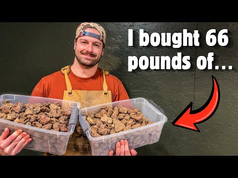 Not Sick of Cutting Agates... 66lbs Bought!