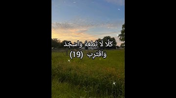 سورة العلق الجزء الثاني #القرآن #تلاوات  #المصحف #ياسر_الدوسري