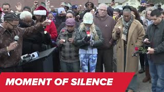 Watch: Moment of Silence held for Stockton birthday party shooting victims