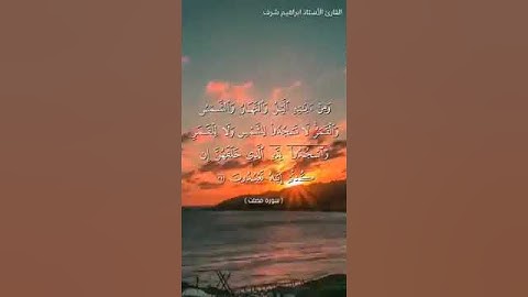 القارئ إبراهيم شرف ابوطالب