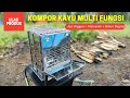 Kompor Kayu Lipat Multi Fungsi - Stove Wood