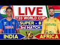 🔴Live - India vs South Africa T20 WC Live | Live Score & Commentary | T20 WC Live | Ind vs SA Live
