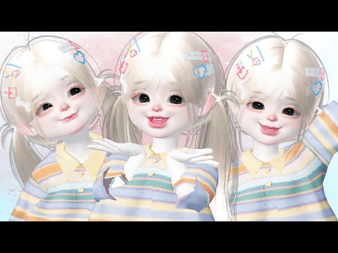 Zepeto Face tutorial cute baby girl - Tutorial oplas zepeto baby girl - Non pro & pro mode
