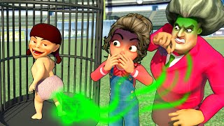 Scary Teacher 3D - Tani vs Squid Game Baby doll and Miss T | Funny Story | Maxblue