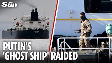 Putin’s ‘shadow fleet’ is MENACING Europe as French troops raid Russian ship & arrest crew