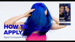 Splat Blue Envy Hair Dye Tutorial | Vibrant Semi-Permanent Color at Home