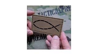Ichthys Jesus Fish Patch