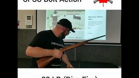 CFSC Prep video, Bolt action rifle