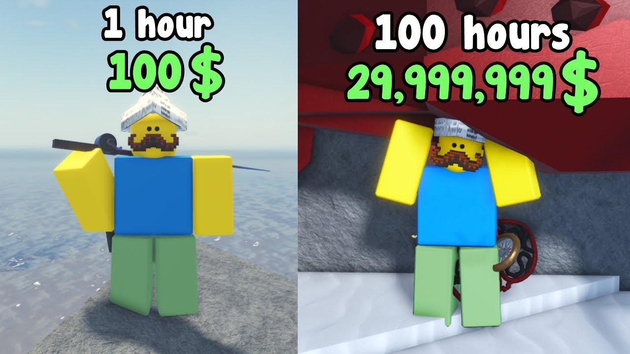 I Spent 100 Hours In Fisch And This Happened! - YouTube
