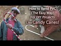 How to Bend PVC for Decorative Projects - Like Making Candy Canes!
