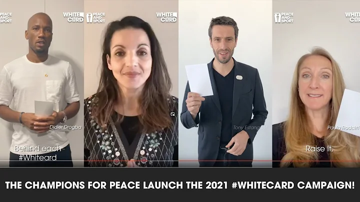 The Champions for Peace launch the 2021 #WhiteCard...