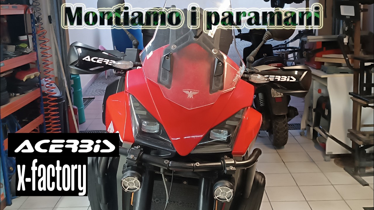 Montiamo i paramani Acerbis alla Morina 