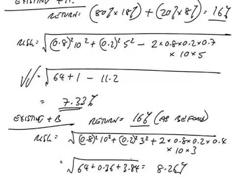 ACCA P4 Portfolio Theory Example 5 - ACCA P4 Portfolio Theory Example 5
