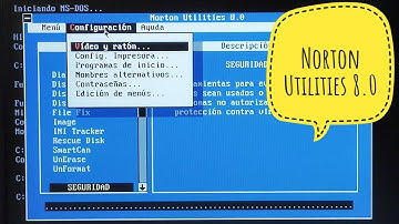 Norton Utilities 8.0 para MS-DOS: historia, instalación y review de un paquete de software histórico