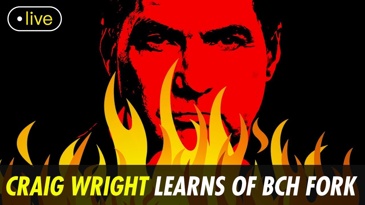 Craig Wright Meltdown During BCH Hard Fork [LIVE]