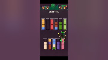 Complete Block King Sort Puzzle Level 1141 to Level 1145