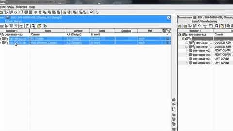 eBOM mBOM with Windchil 10