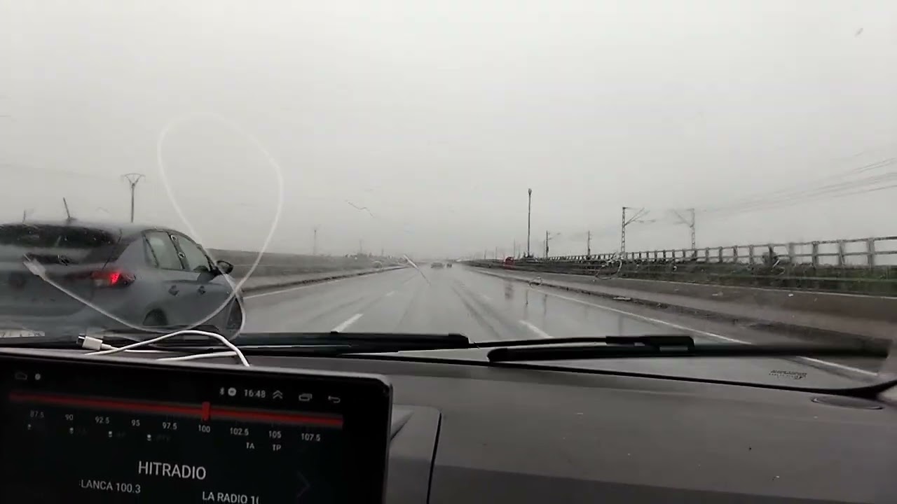 امطار الخير من الدار البيضاء الى مراكش ما شاء الله 