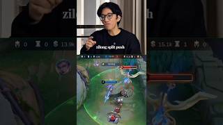 Zilong split push seseru itu ? #feedshorts #mobilelegends #shortvideo #mlbb #shorts #zilong #meme