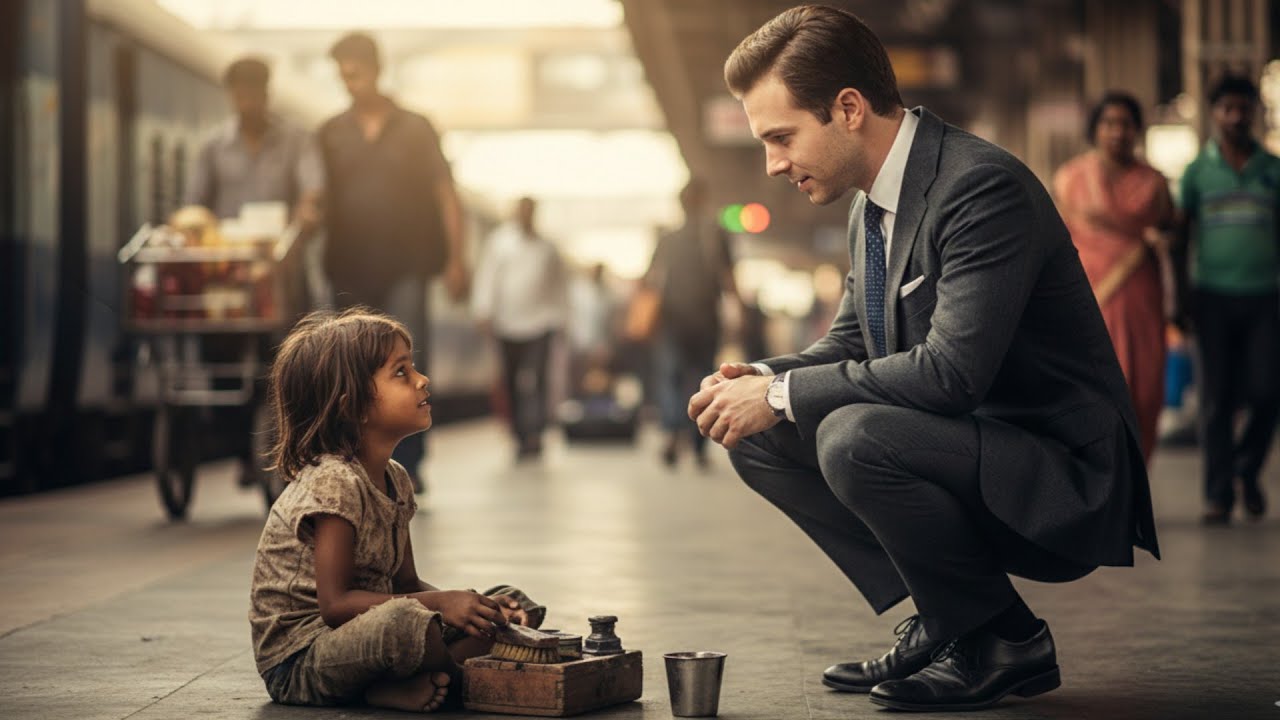 खोई हुई बेटी स्टेशन पर जूते पॉलिश करते हुए मिली !