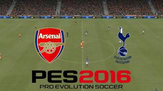 Arsenal vs Tottenham | Pro Evolution Soccer 2016 (PES 2016) / World Soccer: Winning Eleven 2016 screenshot 4