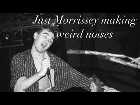 Morrissey making strange noises (SUPERCUT)