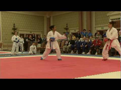 2010 USA-NKF US Open 18-34 Female Team Kumite Shan...