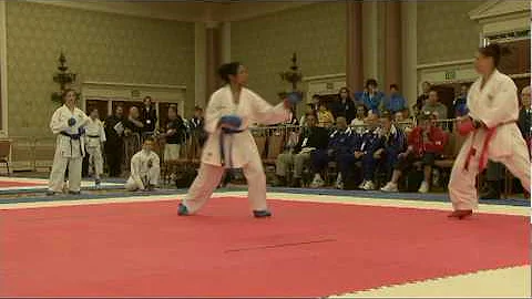 2010 USA-NKF US Open 18-34 Female Team Kumite Shan...