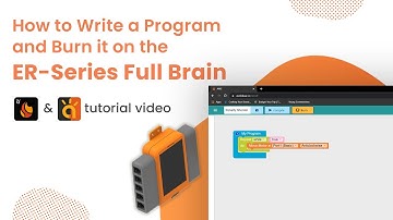 robotics for beginners+tutorial| How to write a program on ER Series Full Brain