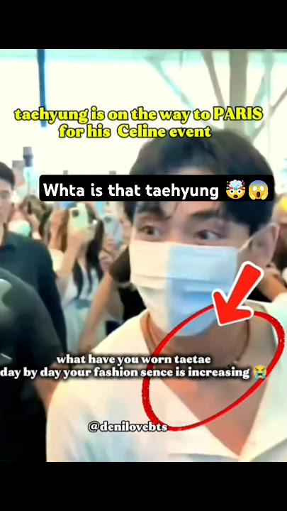 what was there 🤯 in his neck (a different type of necklace)#taehyung#btsv#taehyungff#kpop#taekook