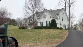 Mosby Mountain, Charlottesville, VA tour with Pam Dent showing beautiful homes and mountain views.