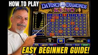 How to Play DaVinci Diamonds Keno | Complete Beginner's Guide