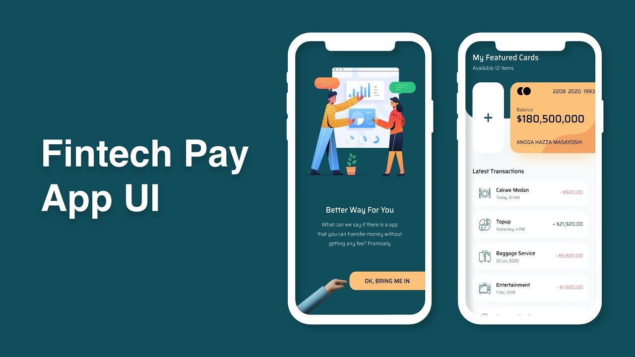 Flutter UI - Fintech Pay App | Speed Code