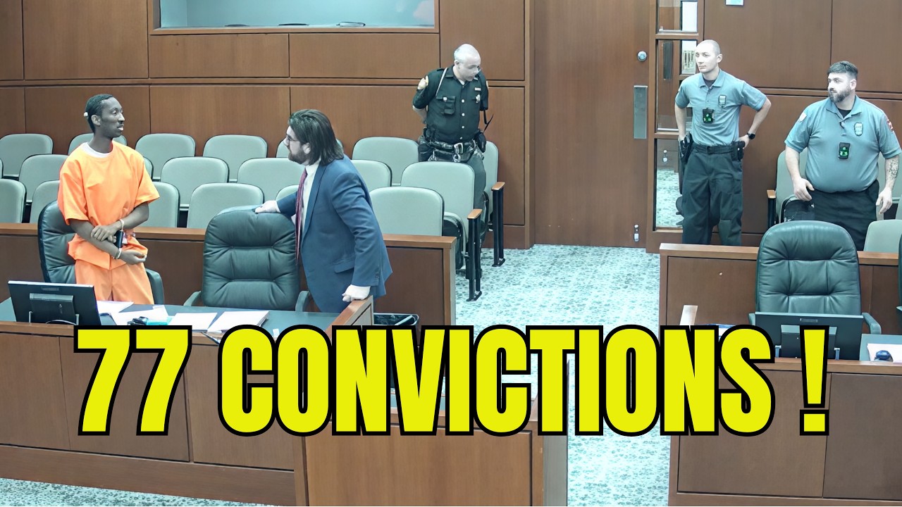 Defendant with 77 PRIOR CONVICTIONS is Back Again!
