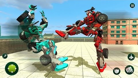 Airplane Jet Robot Transform | Rescue City Robot Shooting Android GamePlay | By Game Crazy