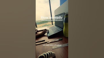 How to study when you are tired after school 📚  #motivation #studyadvice #studytips