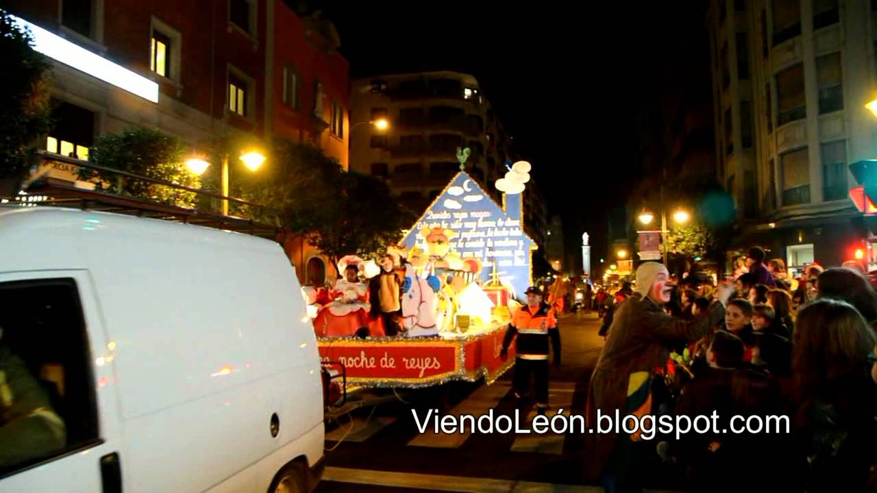Cabalgata de Reyes en León 2012