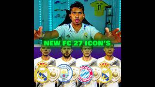 New FC 27 Icon's 💀🥶 #eafc24 #fcmobile #fifamobile #shorts #vishyfc #viral