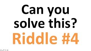 Hardest riddle: can you solve this puzzle? nr. 4
