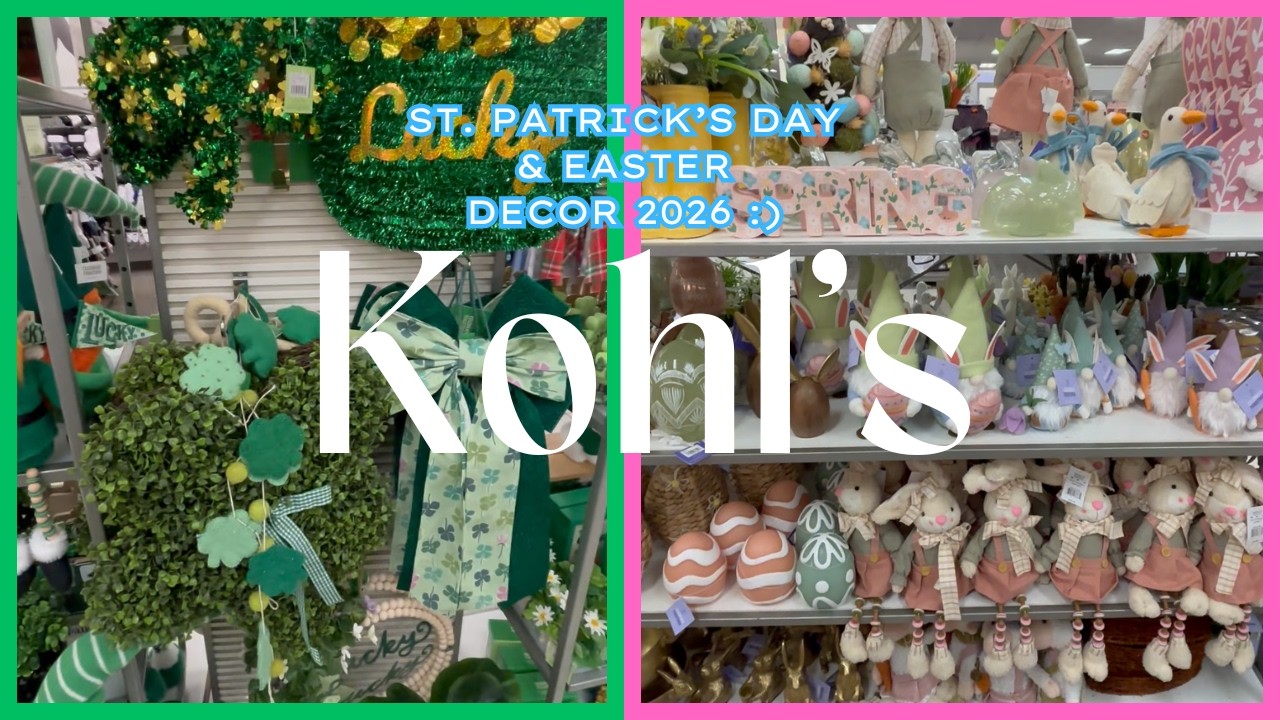 Kohl's - Easter & St. Patrick's Day Decor 2026.🪙🍀🪺🐰