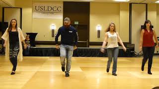 Damn! Line Dance by Hana Ries Demo @ 2018 FLDC