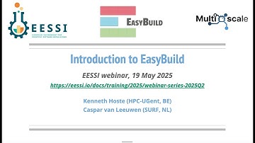 "Introduction to EasyBuild" webinar (19 May 2025)