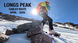 Climb Longs Peak!  The Cables Route with Lisa Foster and KT DeSantis, April 2026 - RMNP