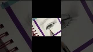 Quick drawing of eyes with tears using graphite pencil ✍🏼❤️ Quick drawing of eyes with tears using graphite pencil ✍🏼❤️