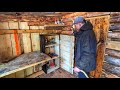 Live in a log cabin off the grid! We have built a wonderful tool cabinet!