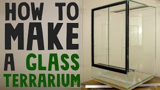 How to build a glass terrarium vivarium