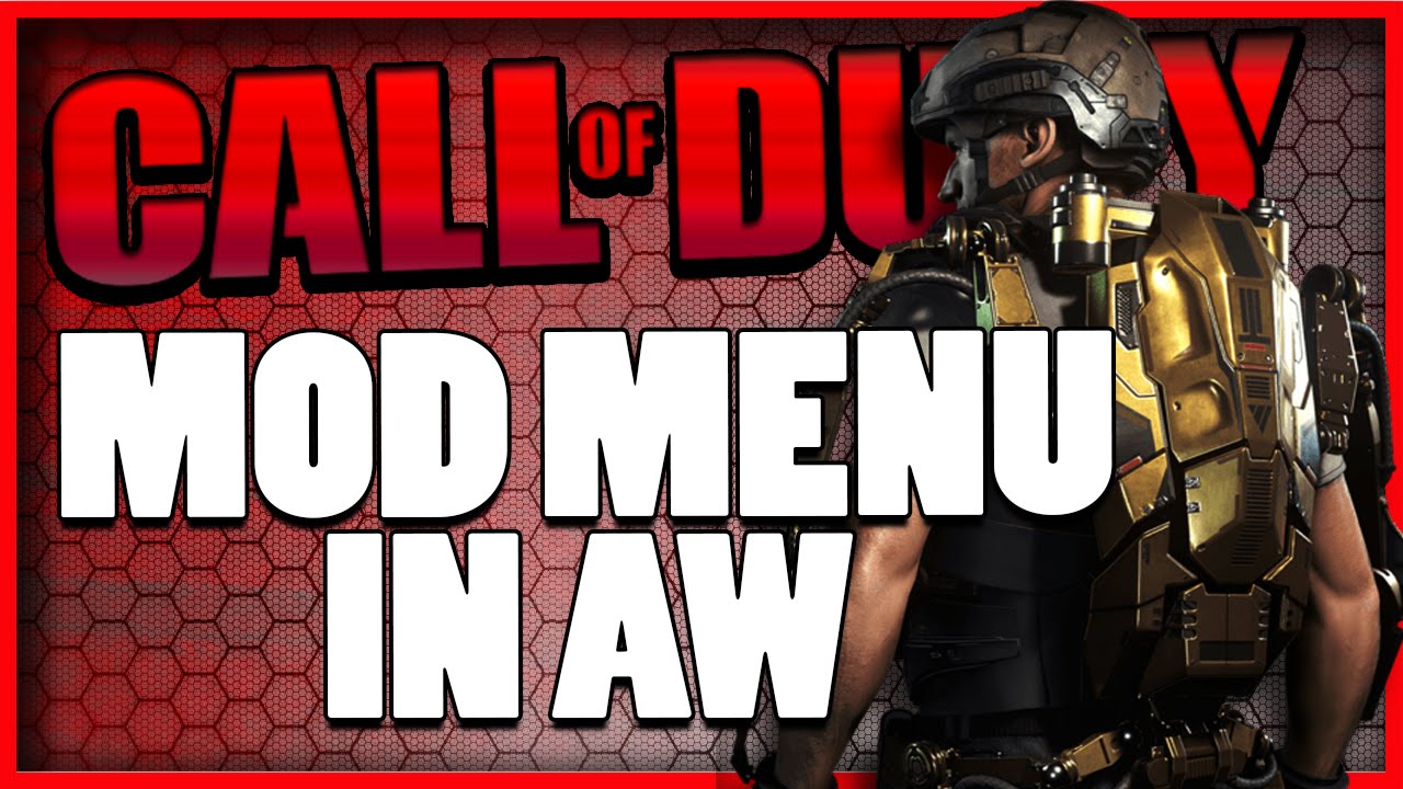 MOD MENU IN ADVANCED WARFARE - LOSER USES WEIRD HACKS