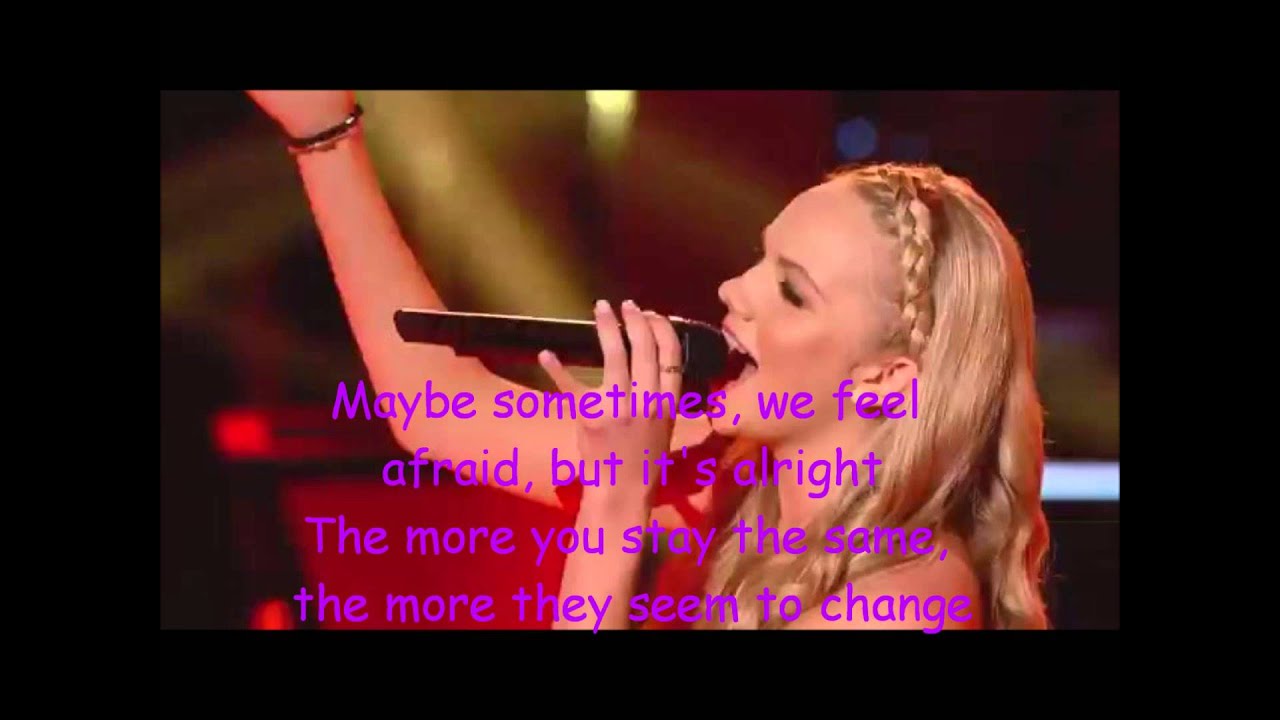 Danielle Bradbery-Put Your Records On-The Voice 4-Lyrics